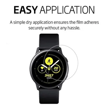 3Pack Pentru Samsung Galaxy Watch Active Active2 40mm 44mm Ceasul Inteligent 5H Nano Explozie-dovada Protector de Ecran HD Anti-șoc Film