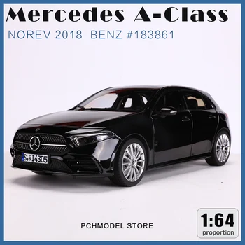 NOREV 1:18 Mercedes-Benz Negru Clasa a-2018 turnat sub presiune Model de Masina Colecție Cadou #183861