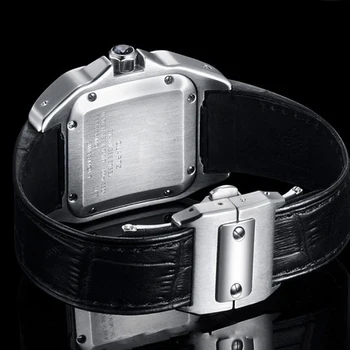 Accesorii ceas Pentru Cartier Santos100 Ceas 20mm 23mm Bărbați Femei de Înaltă Calitate, Curea de piele de Vacă Pliere Catarama din Piele Watchband