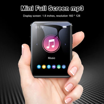 MP3 Player Cu Bluetooth Ecran Tactil de Muzică Hifi Jucător Built-in Difuzor Suport TF Card Radio FM Înregistrare Video