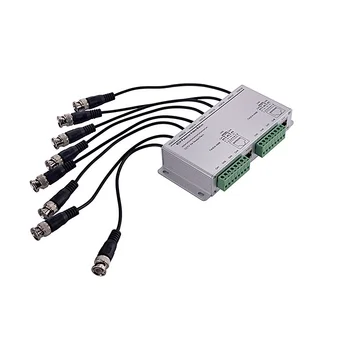 8CH HD CVI/TVI/AHD Receptor Pasiv 8Channels Video Balun Adaptor Transmițător BNC pentru cablu UTP Cat5/5e/6 Cablu 720P 1080P