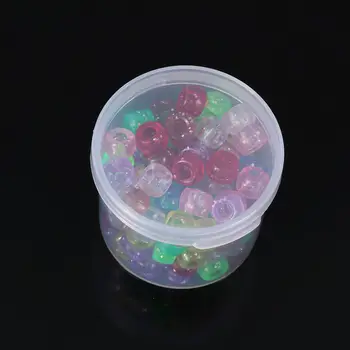 1buc Transparente Mici, Rotunde Clar Margele din Plastic Cutie de Depozitare Obiecte Mici Meserii Hardware Recipient de Stocare de Caz