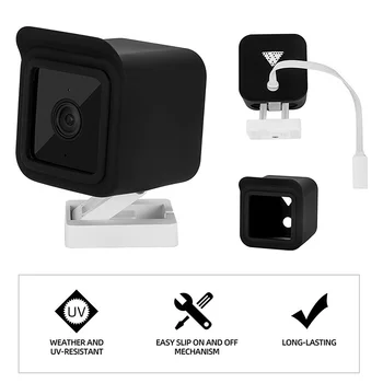 Monitor Camera de Acoperire Compatibil pentru WYZE CAM V3 Camera de Silicon de Protecție Caz rezistent la Socuri Silicon Camera Protector