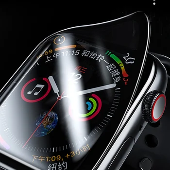 Ecran Protector de acoperire Pentru Apple Watch seria 6 5 4 3 SE 44mm 40mm 42mm/38mm iwatch Moale film de Sticlă pentru apple watch accesorii