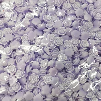 Kawaii 100buc Rășină Floare Trandafir Nail Art Decor Colorat Mini 3D Stras Unghii Manichiura Chic Accesorii Pentru Unghii DIY Bijuterii