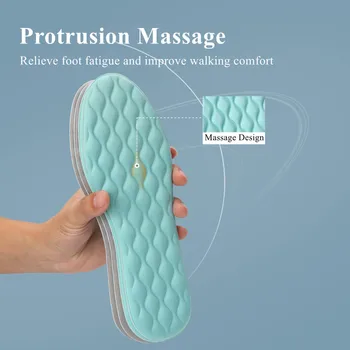 1Pair Latex Masaj Confortabil Respirabil Branțuri pentru Pantofi Sudoare de Absorbție Deodorant Absorbție de Șoc pentru Bărbați Pantofi pentru Femei Tampoane