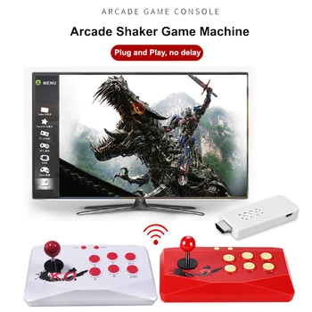 Arcade Joc Video Consola Wireless 2.4 G cu Arcade Joystick TV, Consola de Joc Compatibil HDMI Joc Stick pentru MAME/PSP/PS1/SNES