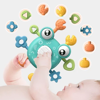Montessori Dezvoltare Jucarii pentru Copii 6 12 Luni Texturate Tactile Împinge și Trage de Jocuri cu Baby Senzoriale Jucarii Montessori Jucarii Pentru Copii