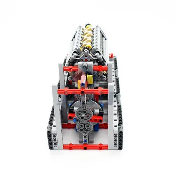 Noi Moc High-tech Mecanice V42 Cilindri Motor Model Blocuri mai mare parte Piese de Caramizi Compatibile cu PF Set Jucării DIY