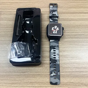 Camuflaj Personalitate Curea pentru Apple Watch 8 7 Bandă de 45mm 44mm 40mm Sport Caz Impermeabil pentru Iwatch Serie SE 6 5 4 Capac