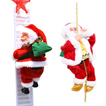 2023 Cadou Electric Alpinism Scara Moș Crăciun Ornament De Crăciun Decor Pentru Acasă Bradul De Crăciun Agățat Decor Cu Muzica