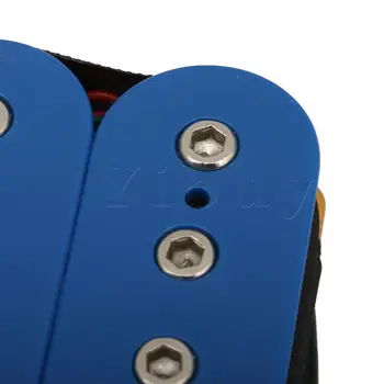 Yibuy Albastru Magnet Ceramic Humbucker Dublu Bobina de Preluare pentru Chitara Electrica Parte