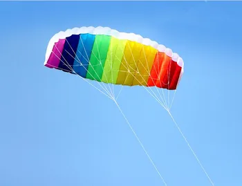 Transport gratuit 270cm linie dublă mare Parafoil zmee zbor de Sport Beach stunt zmeu bara de control jucării în aer liber kitesurf ikite fabrica