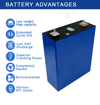 NOI 3.2 V 280AH 230Ah 200Ah Lifepo4 baterie Litiu Fosfat de Fier Baterii Reincarcabila Clasa Prismatică Baterie Solară RV UE NE-a scutit de la plata impozitului