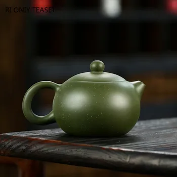 200ml Tradiționale Zisha Xishi Ceainic Clasic Yixing Violet Lut Oală de Ceai Prime de Minereu de Noroi Verde Frumusete Ceainic Personalizate Seturi de Ceai