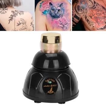 Negru Profesie Electric Tatuaj Cerneală Pigment Gel Agitator Agitator Mixer Aparat Pentru Unghii Machiaj UV Gel Vortexer Tremura UE