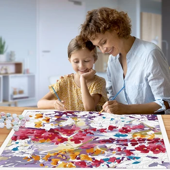 CHENISTORY Pictura De Numere Abstracte Adulți Kituri Cifre Fata HandPainted Desen Pe Panza de Colorat De Numărul Home Decor de Arta