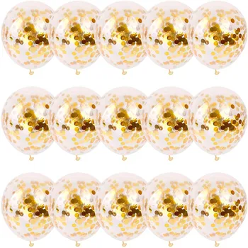 30pcs Aur Confetti Baloane Set Metalic Chrome ballon Petrecere de Aniversare de Nunta de Decorare a Aniversare Globos Copil de Dus Balon