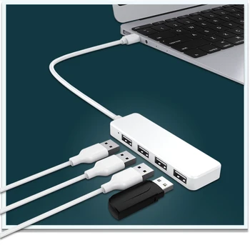 De Vânzare la cald 4 Porturi USB Multi-funcție 3A Încărcător Convertor Extensie de Linie Multi-port Hub Multi-port HUB Hub Mini Usb, Mini-USB