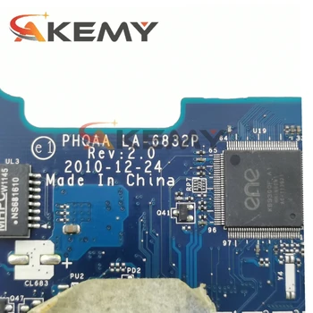 Akemy Pentru Toshiba Satellite Pagina 755 P750 A665 A660 Laptop Placa de baza PHQAA LA-6832P REV:2.0 PLACA de baza HM65 DDR3