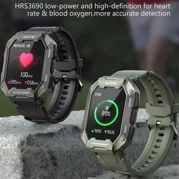 Ceas inteligent 2022 Nou în aer liber, 380mAh Sport Ceasuri Inteligente Rata de Inima tensiunea rezistent la apa 5ATM Bluetooth Smartwatch Pentru Barbati