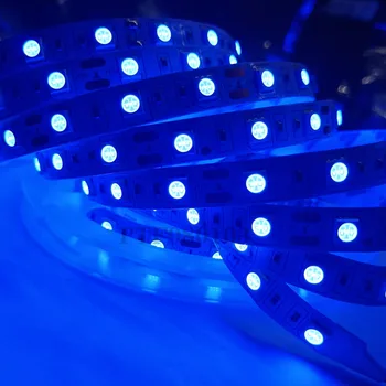 5M Flexibile LED Strip Lumină SMD 5050 30Leds/M 60Leds/M, Non-rezistent la apa Șir LED Lumina Panglică Bandă RGB Alb Roșu Galben