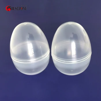 50Pcs 75*105mm Plastic Transparent Ouă de Paști Decoratiuni Gol Jucărie Capsulă Coajă de ou Surpriză Mingea Pentru Cadou de Paste Petrecere