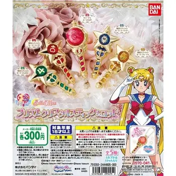Bandai Gashapon Jucărie Capsulă Sailor Moon Transformare Stick Forma De Bagheta Magica Pandantiv Fantezie Figurine Jucarii De Colectie