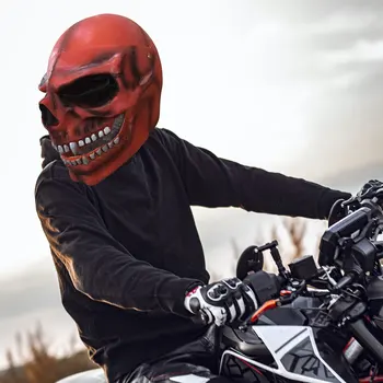 Fantoma Schelet Căști De Protecție Completă Față De Craniu Căști De Motocicletă Cu Ochelari De Motocicleta Ochelari De Față Acoperă Craniul Motocross De Echitatie