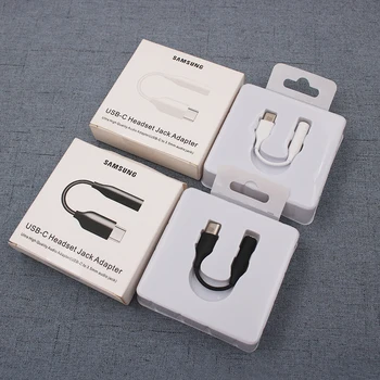 Original Samsung USB de Tip C Pentru Jack de 3,5 mm Cablu Audio pentru Căști Aux Adaptor Pentru Galaxy S22 Note20 Ultra A80 A90 A60 A33 A53 A73