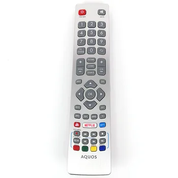 Nou, Original, Telecomanda TV SHWRMC0115 Pentru Sharp Aquos Smart TV LED IR Controle cu Netflix, Youtube 3D Butonul Fernbedienung