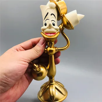 Disney frumoasa si ia Cogsworth Ceas Sfeșnic Lumânare Lumiere Acțiune Figura Model de Jucării, Decorațiuni Cadouri de Craciun