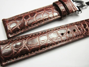 18 19 20 21 22 mm Manual confortabil Bretele moi Reale piele de Crocodil watchbands din Piele pentru ceas de marcă Bratara om Centura