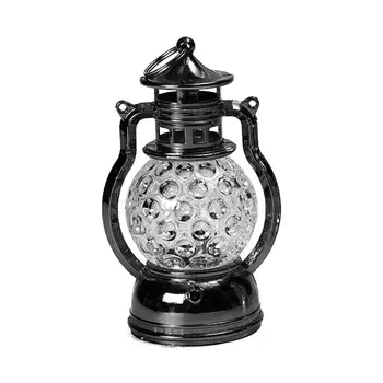 Vintage Lampa de Noapte Simulare Flacara Forma de tip Fagure din Plastic Decorative Decoratiuni de Craciun Felinar de Vânt pentru Acasă Felinar Retro