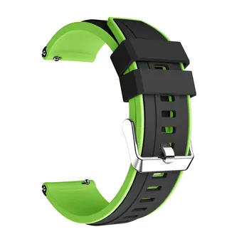 22mm Silicon Trupa Încheietura Curea pentru Samsung Galaxy Watch 46mm Bratara Benzi pentru Huawei GT 46/Huami Amazfit GTR/Stratos watchband Imagine 2