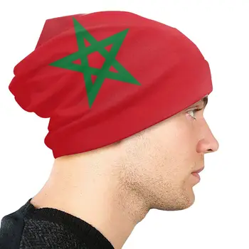 Pavilion Maroc Capac Beanie Unisex De Iarna Cald Capota Homme Pălării De Tricotat Hip-Hop În Aer Liber Căciuli Capace Pentru Barbati Femei Imagine 2