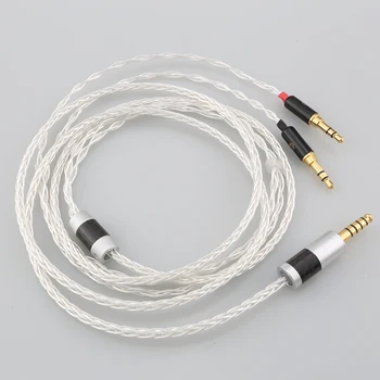 Noi HIFI 8Cores OCC 7N Placat cu Argint Echilibrat Căști Upgrade cablu Cablu Pentru Hifiman SUNDARA he400i he400s HE560 2x3.5mm Imagine 2