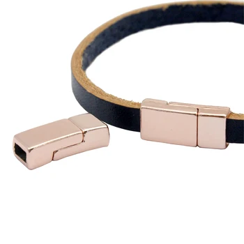 Aaazee 3 Bucati 5mm tv cu Cleme Magnetice pentru 5mm Plat din Piele pentru DIY Bracelete Bijuterii Imagine 2