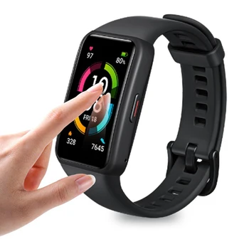 Noua Zero Dovada Folie de Protectie Pentru Onoare ceas trupa 7 6 smartwatch Curbat Acoperire Completă Super Ecran complet Pentru Huawei band 7 6 Imagine 2