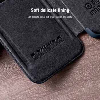 Pentru Samsung A73 Caz Nillkin Qin Pro Camera Capac de Protecție din Piele PU Caz Flip pentru Samsung Galaxy A73 5G cu Carte de Buzunar Imagine 2