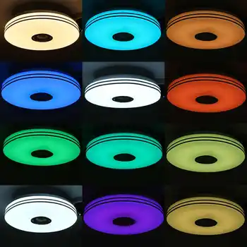 36W 72W Moderne RGB Estompat Lumini LED-uri Plafon de Iluminat Acasă APP de Muzică bluetooth Lumini Inteligente Lămpi de Tavan Cu Control de la Distanță Imagine 2