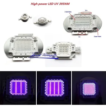 3W 10W 50W 100W 365NM 380NM 395NM UV Ultra Violet LED de Mare putere pentru Acvariu Imagine 2