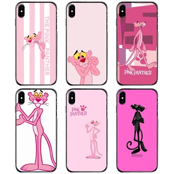 Pantera roz imagini de fundal Hard mobil Caz Acoperire Pentru Apple iPhone 11 12 13 14 Pro Mini MAX 5 5S SE 6 6S 7 8 Plus 10 X XR XS Imagine 2