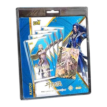 Original Douluo Dalu Personaje Anime Bronzare Baraj de Colectare Flash Card TCG Joc de Masă Jucărie Cadouri pentru Copii de Ziua lui Imagine 2