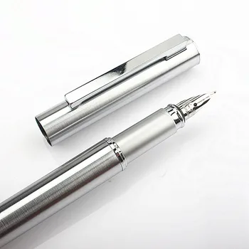 Hongdian Argint birou de Afaceri Extra Fine 0,4 mm Peniță de Stilou elev de la Scoala de Papetărie, Consumabile de cerneală stilou caligrafie Imagine 2
