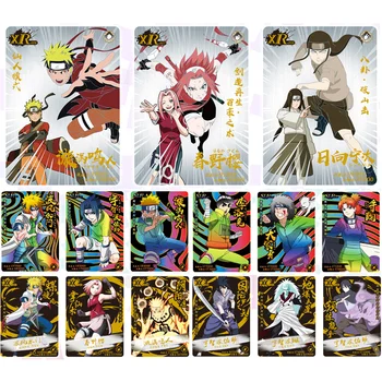 Naruto Card De Desene Animate Anime Anime Hârtie Jocuri Colecție De Carte De Film Wars De Caractere Carte De Copii Jucărie Cadou Imagine 2