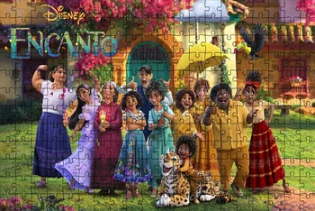 Disney Encanto de Desene animate Puzzle de Hârtie 300 500 1000 Bucăți HD Imprimare Puzzle Jucărie de Învățământ pentru Copii pentru Adulti Colectare Hobby Cadou Imagine 2
