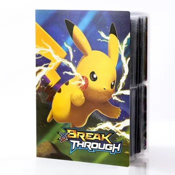 240Pcs Carduri Harta Colecții de Liant Pokemon Album Carte Pokemon Titularul de Card de Joc Încărcat Lista Folder Copii Ziua de Crăciun Imagine 2