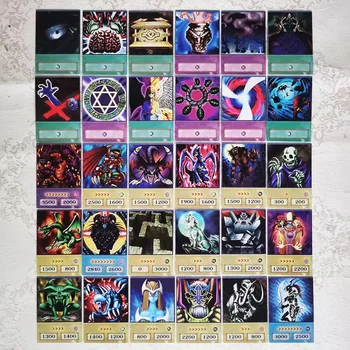 100buc engleză Yugioh Cărți YU-GI-OH Carte de Joc de Tranzacționare de Luptă Yu Gi Oh Carte Magician Întuneric Colecție Copii Jucărie de Crăciun Imagine 2
