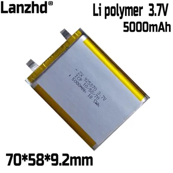 1-10buc 4.35 V 5000mAh 925870 Litiu-Polimer 3.7 v LiPo Baterie Pentru tableta, GPS, PSP, DVD PAD Tahograf Difuzor Proiector Imagine 2